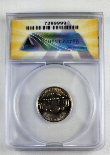 1957 D Jefferson Nickel MS65 Uncirculated ANACS - Picture 4 of 6