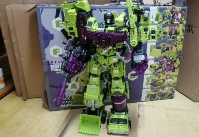 COOLE Jinbao Devastator A+B+C 6 Stück Oversized Figur ohne Box mit Upgrade Kits