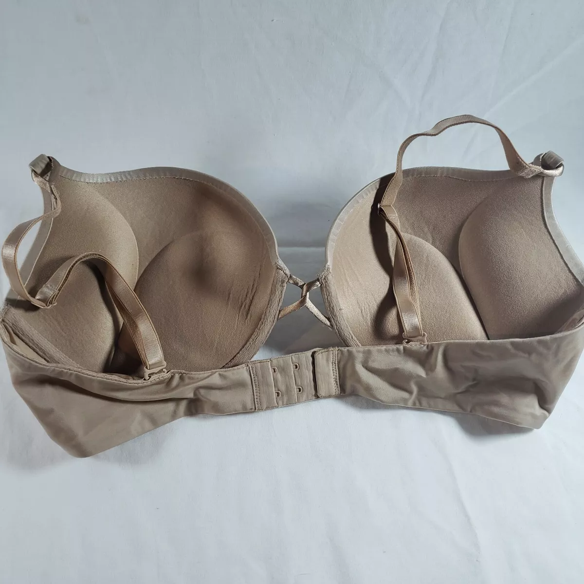 Victoria's Secret 38C Bombshell Bra Plunge Beige