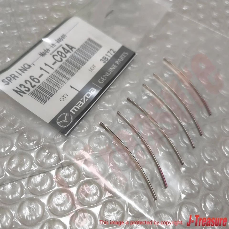 MAZDA RX-7 RX7 FC3S FD3S Genuine 13B Apex Seal Spring Set of 6 N326-11-C04A OEM - Bild 3 von 4
