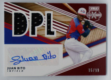 2020 Elite Extra Edition DPL Material Signatures DMS-JB Auto /99 - JUAN BITO