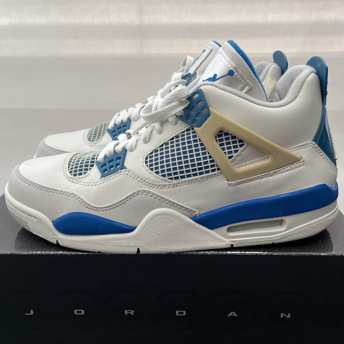 2006 NIKE AIR JORDAN RETRO OG WHITE MILITARY BLUE 308497-141