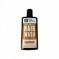 Duke Cannon Supply Co. NEWS ANCHOR 2-IN-1 HAIR WASH 14oz CEDARWOOD