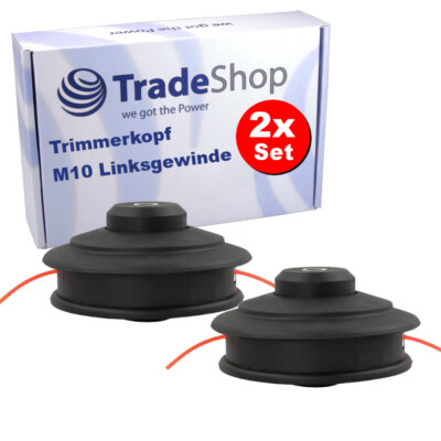 2x Fadenkopf Trimmerkopf M10x1,25mm für Echo SRM-2250L SRM-250EL SRM-250EU 