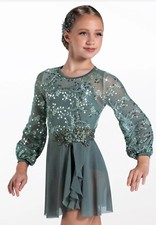 Weissman Showtime Saint Honesty Style 13413 Lyrical Costume SC Size 6 w/ Head Pc
