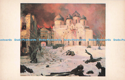 R707804 Leningrad. The Russian Museum. The Nazis Being Routed From Novgorod. The