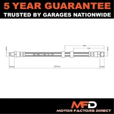 Fits Volvo V70 C70 940 850 740 960 S70 V90 760 S90 MFD Front Brake Hose