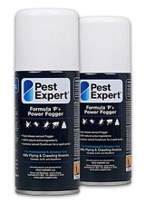 Cluster Fly Killer Insect Fogger Bomb (150ml) Pest Expert Formula 'P' X2