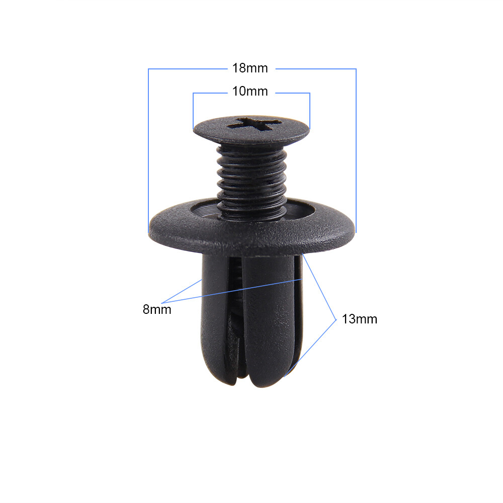 435PCS Car Door Panel Retainer Push Pin Trim Rivet Screw Clip Fastener US STOCK