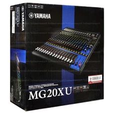 Yamaha MG20XU 20-Input Mixer Built-In Effects 2-In/2-Out USB Interface 100-240V