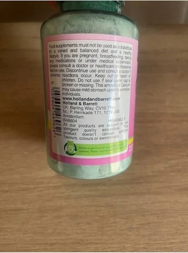 Holland & BarrettCalcium Magnesium Zinc + Iron & Vitamin C – Bone Immune Support - Picture 14 of 24