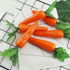 10pcs High imitation fake simulated artificial carrot vegetable model