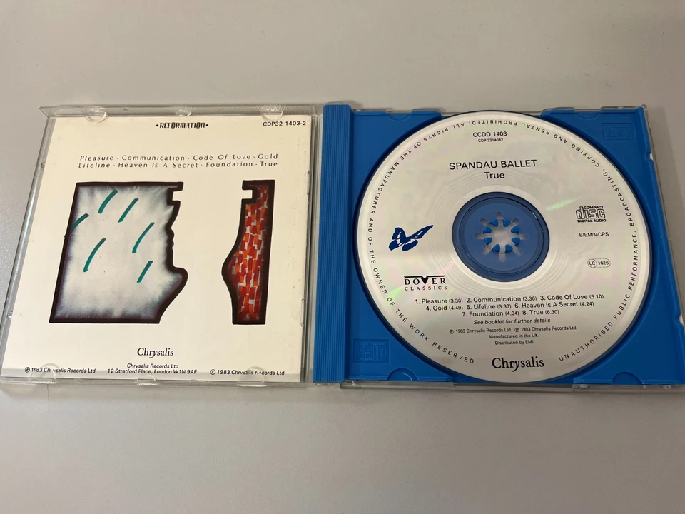 Spandau Ballet – True - UK CD © 1983/? - (CCDD 1403) - Gold.. - Bild 2 von 3