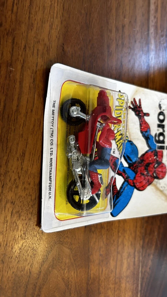 1978 CORGI Junior Jr Spider-Man Spiderbike Spider Bike Diecast Marvel 57 Cycle - Image 2 of 4
