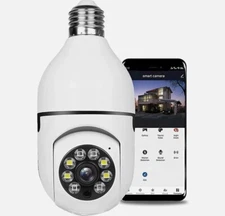 360 PTZ Wireless Light Socket Bulb Wifi Camera Degree Home Camera Flood