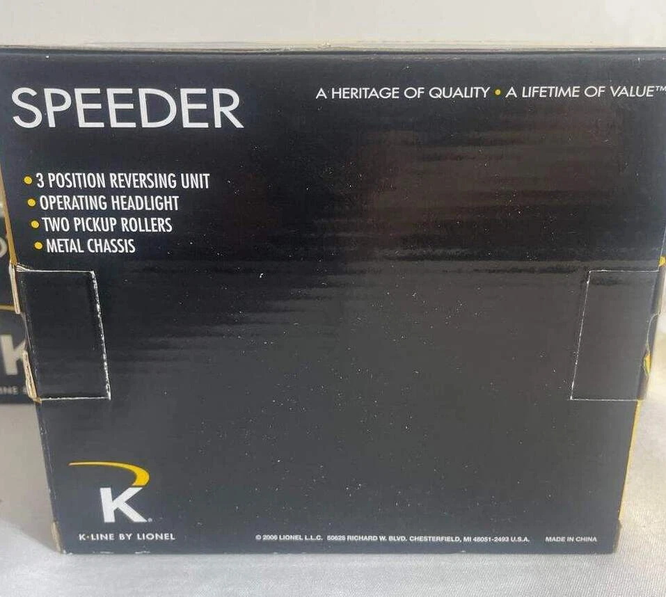 Lionel/K-Line 6-22222 Ringling Brothers Speeder (Powered) NEW !! - Image 4 of 4