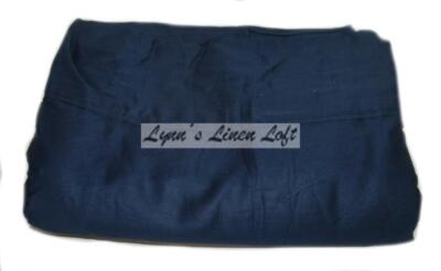 RALPH LAUREN Estate Jardin Blue QUEEN FLAT SHEET DESIGNER NEW RARE