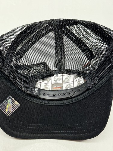Goorin Bros The Farm SnapBack Trucker Hat Black MAMBA Snake Authentic NEW - Picture 3 of 4