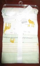 Little Beginnings 4 pc. Boys Flannel Receiving Blankets
