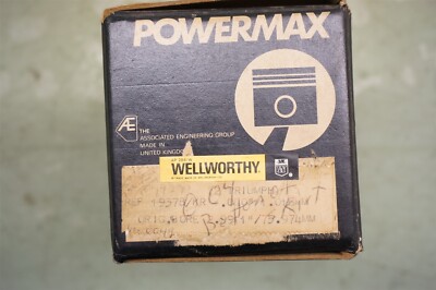 NEW .040 HEPOLITE T140V TRIUMPH T140 750 TWIN HI-COMPRESSION PISTONS 19378 *TZ8