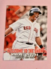 RAFAEL DEVERS 2022 TOPPS WELCOME TO THE SHOW #WTTS-18 BOSTON RED SOX