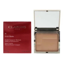 Clarins Ever Matte Shine Control Mineral Powder Compact 02 TRANSPARENT MEDIUM