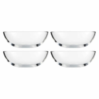 Eisch Schalen 4er Set, Müslischalen, Dessertschalen, Bowls, Kristallglas, 17 cm