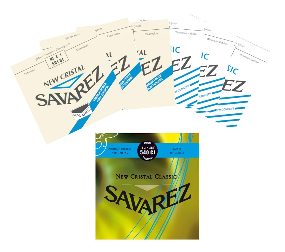 Savarez 540CJ New Cristal classic - high tension - Satz oder Einzelsaiten