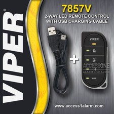 Viper 7857V 2-Way LED Remote Control With USB Charger and Manual For Viper 5806V
