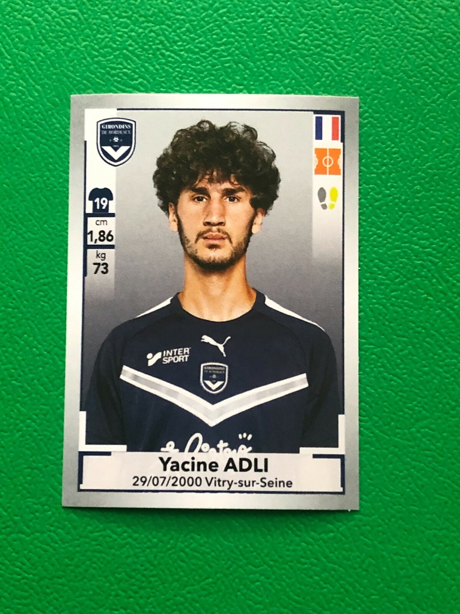 Lot De 4 Stickers Panini Foot 2022 – Yacine Adli (Bordeaux) N°36, Images Rookies