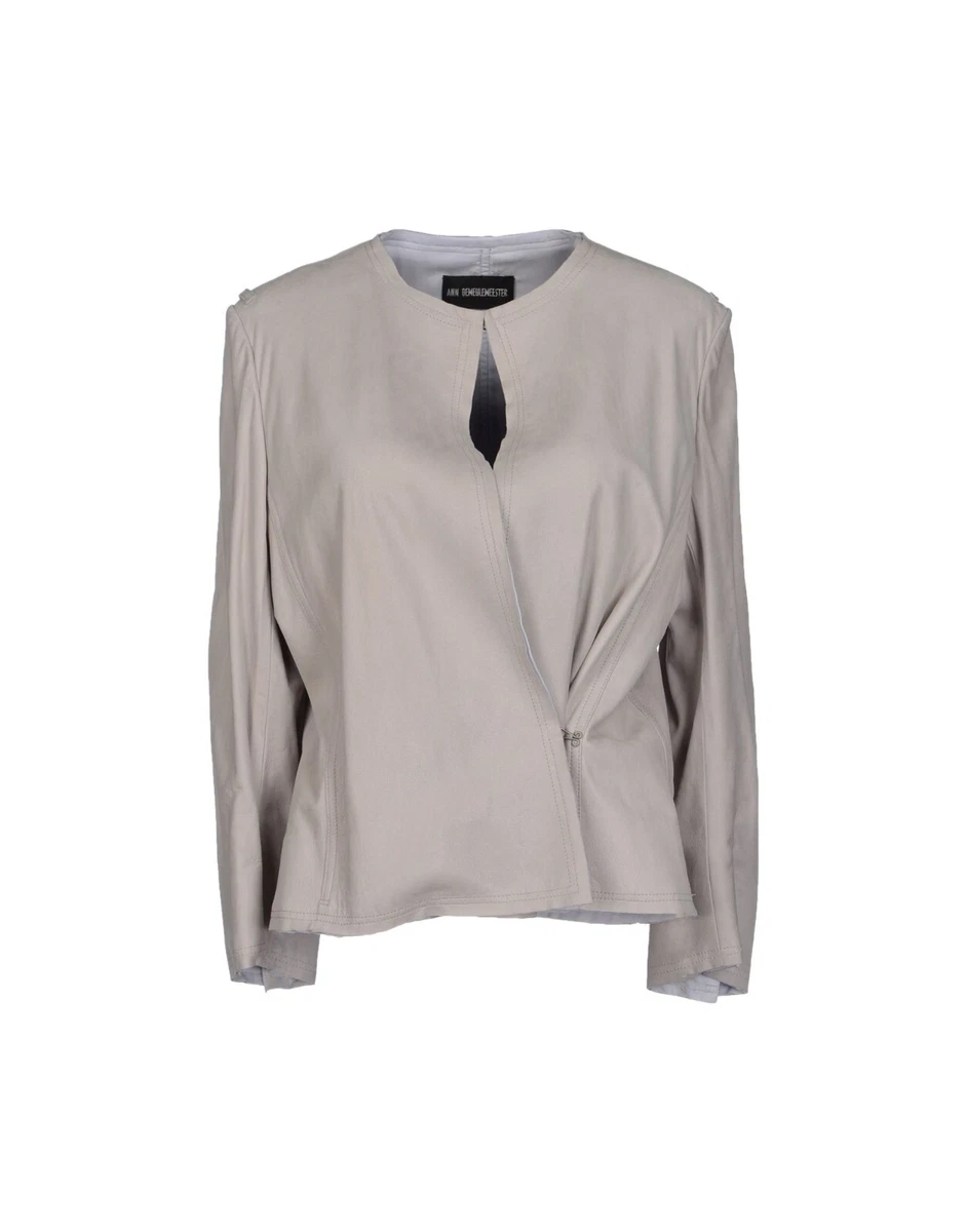 Ann Demeulemeester Coats, Jackets & Vests Leather Outer Shell for