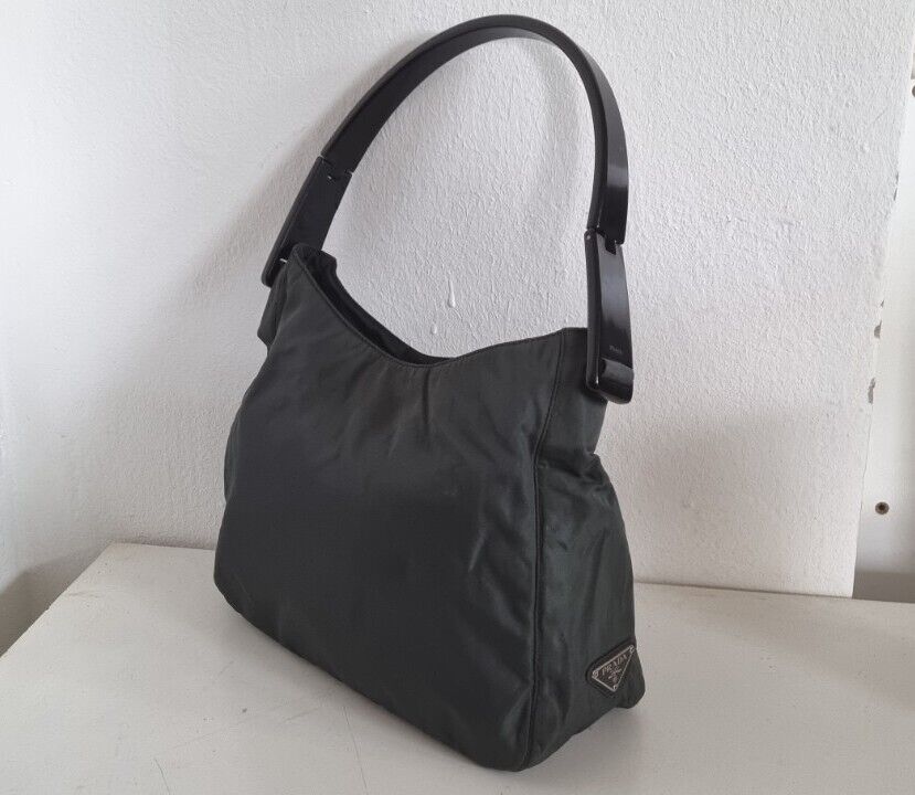 Prada Plastic Loop Handle Canvas Bag | eBay Prada Plastic Loop Handle Canvas Bag | eBay