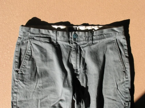 Slim Fit Mens J Crew Stretch 32/32 Green Pants