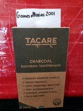 Bamboo Charcoal Travel Toothbrush Set With four brushes, floss and carry case