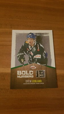 DEL 17-18 2017-2018 PARALLEL BOLD NUMBERS Drew LeBlanc Augsburger Panther