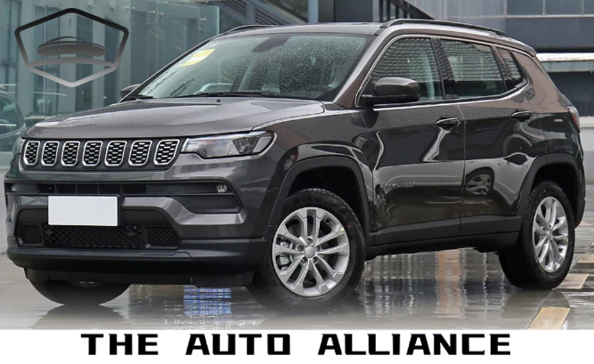 For 2023+ JEEP COMPASS Front Bumper Set Upper Lower w/Grille&Fog Lamps - Image 3 of 4