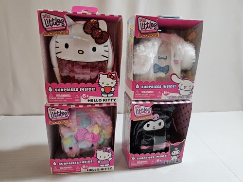 Set Of 4 Sanrio REAL LITTLES HELLO KITTY Mini Backpacks
