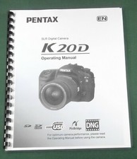 Pentax K-20D Operating Manual: 288 Pages  Protective Covers 
