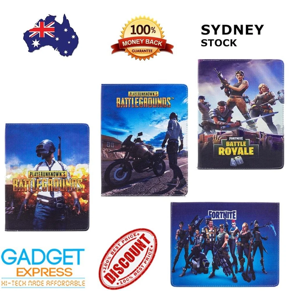 Kids Cartoon Gift Stitched Stand Protective Case For iPad 5th 6th Mini Air 9.7 - Image 2 of 4