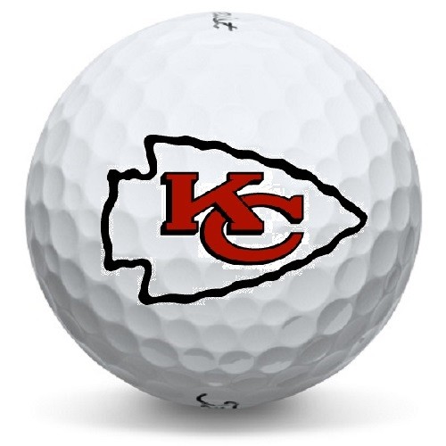 1 Dozen (K.C Chiefs NFL Logo) Titleist DT Trusoft Perfect Conditon Golf
