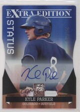 2011 Donruss Elite Extra Edition Blue Die-Cut Status 25/50 Kyle Parker Auto 0c6