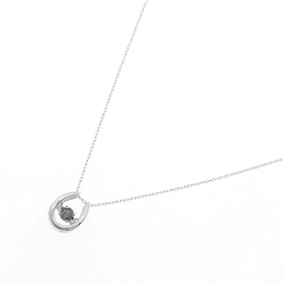 Auténtico collar de alejandrita K18WG 0,09 CT #260-007-867-9726 Foto 2 de 4