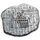 1 oz Hand Poured Silver Relic Bar - Anubis