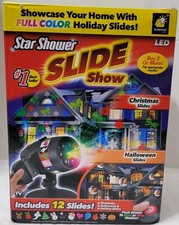 STAR SHOWER SLIDE SHOW LED CHRISTMAS HALLOWEEN LASER PROJECTOR No Interior Base