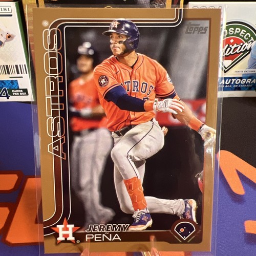 2025 Topps Series 1 Jeremy Pena Gold #/2025 Houston Astros