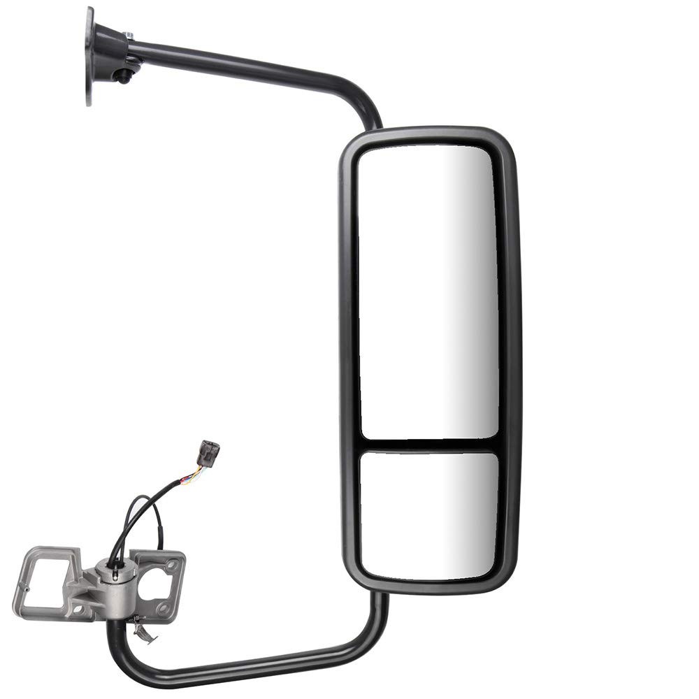RH Truck Hood Mirror Power Heated Chrome for 2005-2017 Century Columbia