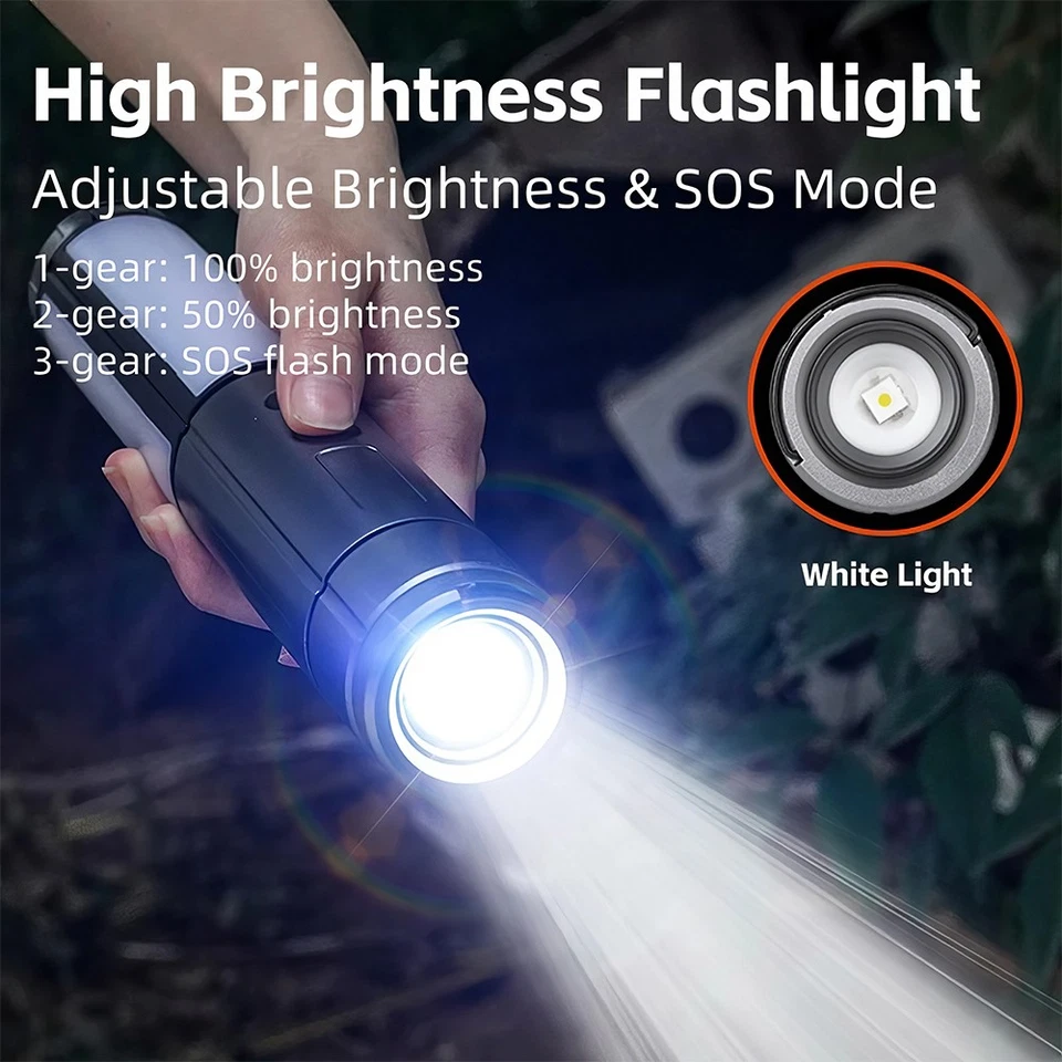 Portable Outdoor Telescopic Fishing Rod Light LED Camping Lamp Lantern AU - image 4 of 4