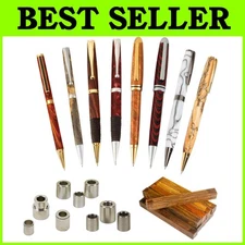 Woodturning Pen Kit Bundle with Cocobolo Blanks