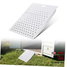 Shed Ramp for Lawn Mower, ATV, Motorcycle, Scooter &ndash; 750lb Capacity Heavy 1