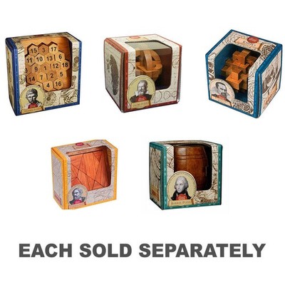 Great Minds 3D-ineinandergreifendes Denksport-Puzzle aus Holz für Kinder ab 8 Ja